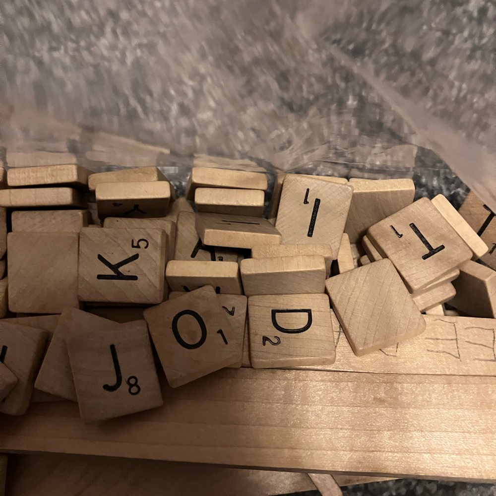 Vintage Scrabble Tiles